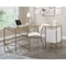 Sauder 59.06 in D X 30 in H, 59.06 in W X Engineered Wood, Metal, Glass 433646 - alternate 1